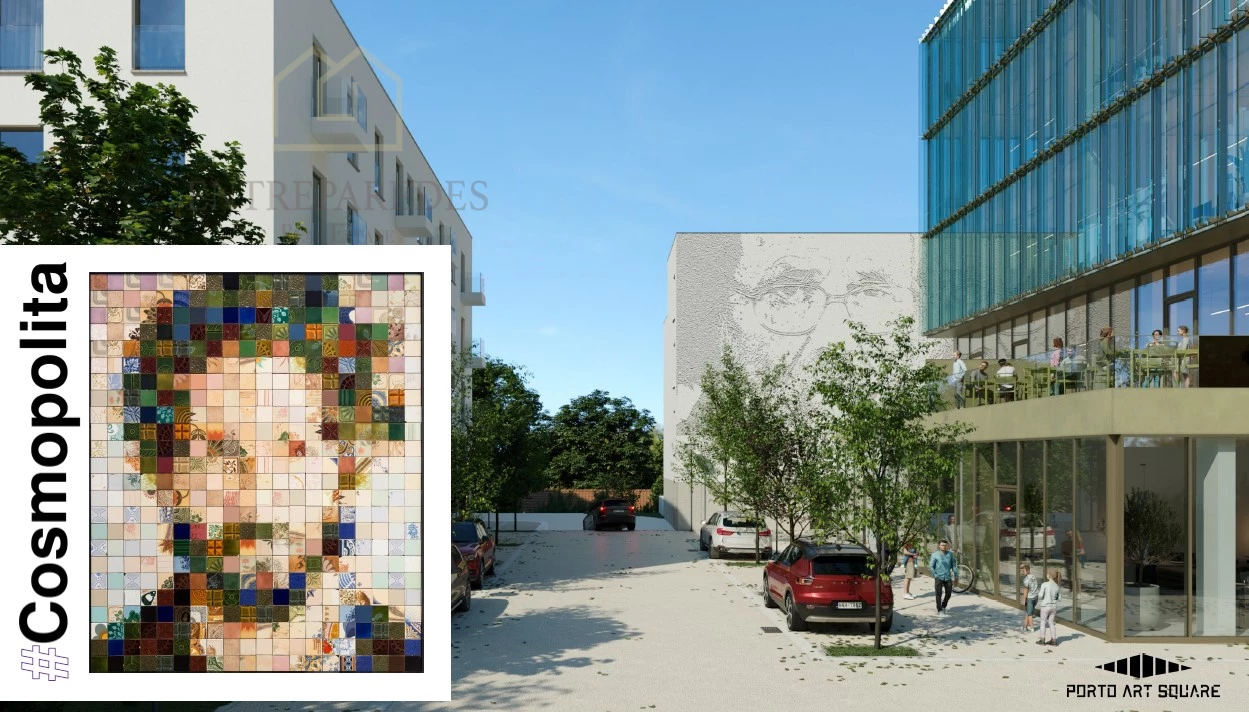 APARTAMENTO T2 NO MODERNO 'PORTO ART'S SQUARE' COM TERRAÇO- NO ALTO DAS FONTINHA, PARA COMPRAR NO PORTO